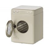 Tvättmaskin miniatyr mus offwhite