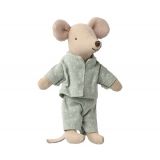 Lillebror  mus i tändsticksask blå